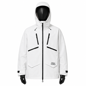 Custom Waterproof Windproof Snowboarding <b>Jacket</b> Men Women Winter Warm Outdoor <b>Skiing</b> Hooded Thermal Snow Mountain Clothing Wear - Product Image 1