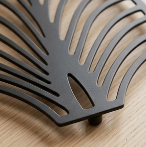 Silicone Leaf Trivet Heat Resistant <b>Non</b> <b>Slip</b> Table <b>Mat</b> Protective Pad for Pots - Product Image 3