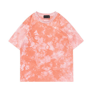 Camiseta Clásica Americana Lavada, Estilo Casual, 100% Algodón, Corte Holgado, Transpirable, Manga Corta, Marca de Moda Urbana - Product Image 1