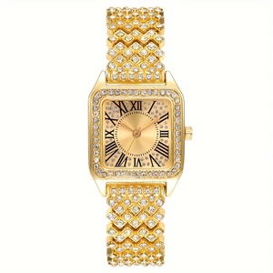 192062 Ensemble de bijoux pour homme 3 pièces - Montre élégante et collier et bracelet à maillons cubains - Product Image 5