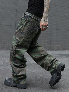 Pantalones Deportivos Personalizados con Camuflaje para Hombre, Estilo Urbano, con Múltiples Bolsillos, de Poliéster/Algodón, Proveedor OEM ODM - Product Image 6