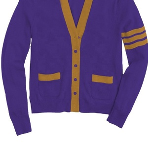 Suéter Cárdigan de Punto Grueso Estilo Universitario para Hombre, Cuello en V, Botones Acrílicos, Venta al Por Mayor, Invierno, Holgado - Product Image 3