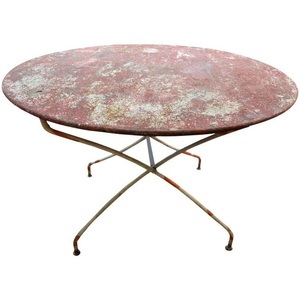 Table d'appoint industrielle en métal la plus vendue avec structure thermolaquée pour zone de réception de bureau et style professionnel élégant - Product Image 5