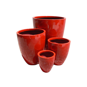 Macetas de Fibra de Vidrio Duraderas, Ligeras, Ecológicas, Sostenibles, de Buena Calidad, en Varios Tamaños, Macetas Redondas para Jardín - Product Image 1