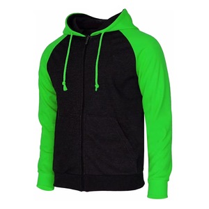 Sweat-shirt à capuche pour homme, manches raglan, couleur unie, coton French Terry, décontracté, pour l'automne, coupe classique, avec poche - Product Image 6
