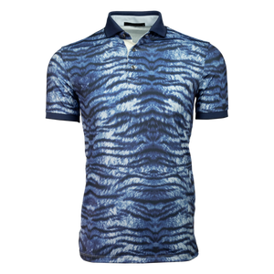 Chemise décontractée pour homme, jaune clair uni, à manches courtes, en maille, coupe classique, avec boutons, 100 % polyester, logo frontal - Product Image 4