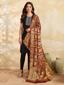 Dupatta Bandhani india al por mayor - Product Image 2