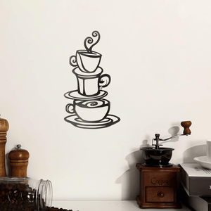 CIFbuy Arte da Parete Moderna Minimalista in Ghisa, Decorazione Rettangolare in Metallo Tagliato al Laser per Cucina e Bar, Servizio di Ritiro Disponibile - Product Image 3