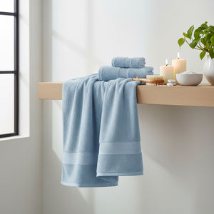 Serviettes de bain 100% coton peigné 600 GSM ultra douces, très absorbantes, couleur unie, tissées, ensemble de serviettes de luxe, séchage rapide, spa, Oeko-Tex - Product Image 4