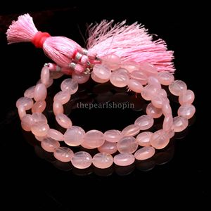 Perles de croix en quartz rose naturel 12 mm, perles de pierres précieuses roses sculptées à la main, vente en gros, perles de croix en quartz rose en vrac, brin de 8 pouces - Product Image 2