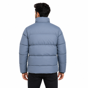Wholesale Men's <b>Quilted</b> Puffer Jacket Custom <b>Winter</b> Men's Jackets Outerwear Streetwear Y2K Fashion Bulk Apparel Supplier for USA - Product Image 2