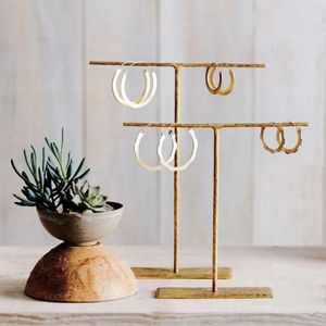 Support de rangement pour bijoux en métal de qualité supérieure avec finition élégante pour la présentation de colliers, bracelets, boucles d'oreilles et bagues - Product Image 3