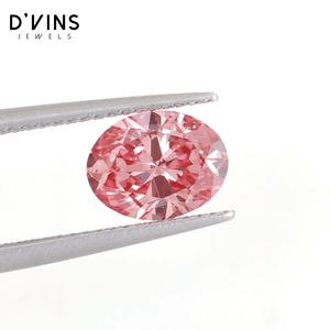 D'vins Jewels - Diamantes Cultivados en Laboratorio, Corte Excelente, Forma Ovalada, 1-3 CT, VS2, Color Fancy Light, para Joyería, Envío Inmediato - Product Image 3