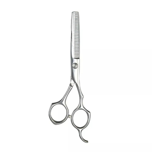 Stainless Steel Sharp Thinning Scissors Professional Hair Styling Tool Long Handle for Hair Cutting <b>Blending</b> Texture Control - Product Image 4