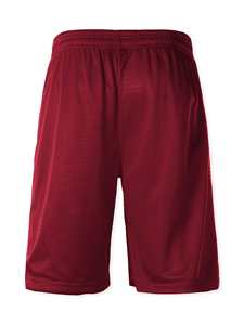 Pantalones Cortos de Baloncesto Personalizados, Cómodos, de Poliéster y Algodón, para Hombre, de Secado Rápido, con Malla, Servicio OEM ODM - Product Image 4