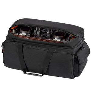 Borsa per Cavi DJ in Tessuto Oxford 1200D con 9 Divisori Staccabili, Tracolla Imbottita da 1,5 m e Base in Plastica Rinforzata per Chitarre - Product Image 1