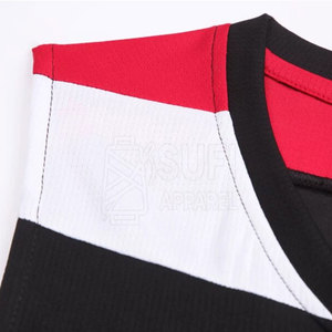 Vêtements de sport d'extérieur imprimés, grande taille, sans manches, unisexe, en polyester, haute qualité, meilleur design, personnalisé, basketball - Product Image 3