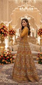 Best Designer <b>Lehnga</b> Choli Full of Hand Embroidery Lehenga Outfit Pakistani Women Dress Best Selling in USA 2026 Outfit - Product Image 3