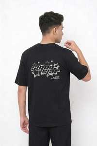 เสื้อยืดสตรีทแวร์ทรงโอเวอร์ไซส์ ผ้าคอตตอนถักคุณภาพสูง 100% หนัก 220 กรัม พิมพ์ลายซิลค์สกรีนแบบครอป - Product Image 6