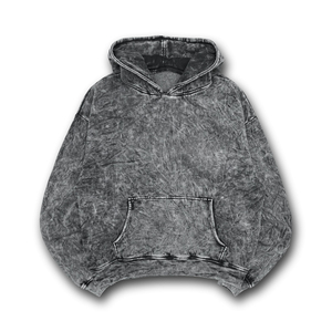 Sweat-shirt à capuche oversize en molleton pour homme, couleur unie, décontracté, tricoté, longueur standard, marron uni - Product Image 6