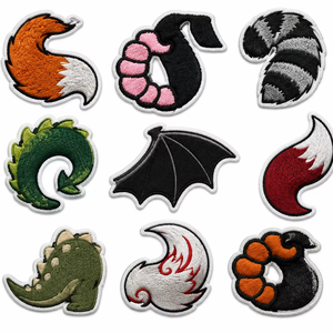 Embroidered Patches No Minimum Wholesale <b>Iron</b> <b>On</b> Round Applique Badge Hook Loop Morale Patch for Backpack Cap - Product Image 6