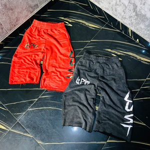 Shorts décontractés pour homme à taille élastique, longueur longue, taille adulte, motif imprimé, bas de tenue pour homme pour l'extérieur - Product Image 3