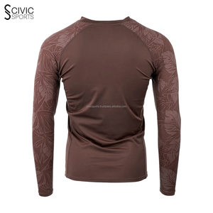 Rash Guards Alta calidad BJJ MMA Hombres Rashguard Diseño Manga larga Hecho profesional Precios al por mayor - Product Image 3