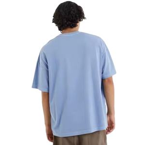 Camisetas de gran tamaño personalizadas de alta calidad para hombre, estilo informal con cuello redondo, estampado en seco liso en blanco para deportes, gimnasio, impresión Digital personalizada - Product Image 3