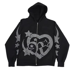 Sweat-shirt à capuche unisexe en molleton de coton, personnalisable avec logo, impression numérique hiver, délavé à l'acide, uni, pour homme - Product Image 4