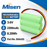 Batterie de remplacement rechargeable Ni-MH 3,6 V 2300 mAh pour MusicBox SoundBox Speaker Tonies TonieBox 50AA5S