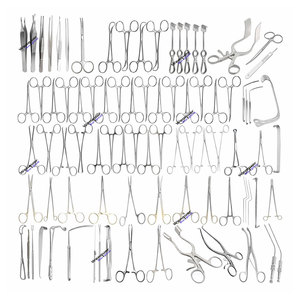 Juego de 115 Piezas de Instrumentos Quirúrgicos de Acero Inoxidable para Cirugía Plástica y Reconstructiva, Herramientas Manuales con Certificación CE - Product Image 1