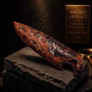 Daga de Cristal de Obsidiana de Caoba Hecha a Mano |   Gema Natural Coleccionable, Decoración de Protección Espiritual y Regalo Simbólico - Product Image 3