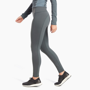 Leggings de compression unis à taille mi-haute avec logo personnalisé, écologiques, respirants, séchage rapide, antibactériens, sous-vêtement de sport pour femme - Product Image 2