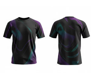 เสื้อยืดพิมพ์ลายแบบซับลิเมชั่นสำหรับทีมกีฬา พร้อมบริการสกรีนโลโก้ตามสั่ง |   ไซส์ผู้ชาย ผู้หญิง และเยาวชน |   ชุดฝึกซ้อมน้ำหนักเบา แห้งเร็ว - Product Image 1