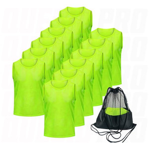 Premium Pinnies Soccer Training Bibs Lightweight Breathable Mesh Basketball Jerseys for Practice Scrimmage Team Sports <b>Athletic</b> - Product Image 1