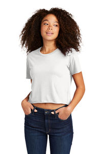 Women Short Crop <b>Tshirt</b> Comfortable <b>Summer</b> Casual Fashion Everyday Wear - Product Image 2