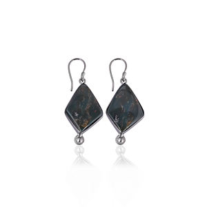 Pendientes de latón elegantes con piedra de ágata sanguina de calidad premium o pendientes llamativos, pieza al por mayor para tamaño personalizado, ¡gran oferta! - Product Image 1