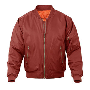 Blouson bomber homme brodé sur mesure, en nylon et polyester, haute qualité, chaud, fermeture éclair. - Product Image 5