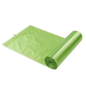 Bolsa de basura ecológica biodegradable que ofrece una estructura fuerte y un fácil manejo para aplicaciones de limpieza ecológica - Product Image 1