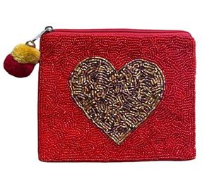 Porte-monnaie perlé fait main avec texte Nashville, pochette zippée, motif lettres colorées, grande sangle de poignet - Product Image 4