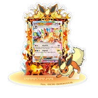 Pour le jeu de cartes Pokémon Booster version coréenne. Support en acrylique pour produits d'anime et de jeux