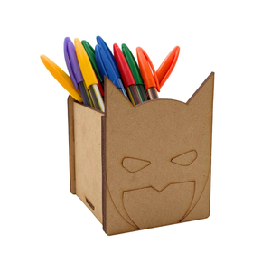 MDF Pen Holder Cup <b>Car</b> Designer Organizer <b>Table</b> Ware Holder Custom Size Good Polished Office <b>Table</b> Pen Holder - Product Image 4