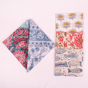 Accesorio para el Cabello de Moda Sostenible, Pañuelo de Algodón Estampado a Mano, Multifuncional, para Senderismo, Viajes, Unisex - Product Image 3