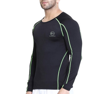 Affordable Price <b>Men</b> <b>Compression</b> <b>Shirts</b> Custom Logo Lightweight Breathable Fitness Wear <b>Compression</b> <b>Shirt</b> For <b>Men</b> - Product Image 3