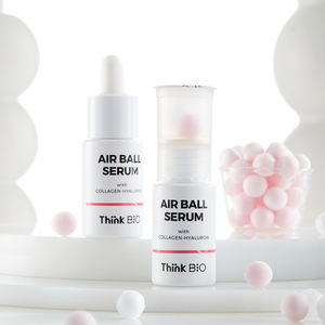 Sérum Think Bio AIRBALL avec collagène et acide hyaluronique, raffermissant et anti-âge, renouvellement de l'hydratation pour femmes, emballage en boîte - Product Image 2