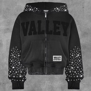 Rhinestone Hoodies Men/Women <b>Gothic</b> Black Pullover Oversized Sweatshirts Female Retro Hooded <b>Jacket</b> Streetwear - Product Image 2