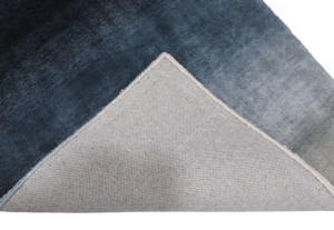 พรมปูพื้นลายทางสีเขียวอมฟ้าเบจ ดีไซน์ทันสมัย ผลิตด้วยมือ 100% วิสโคส เป็นมิตรกับสิ่งแวดล้อม กันลื่น บางเบา ไล่เฉดสี สำหรับใช้ในบ้าน - Product Image 3