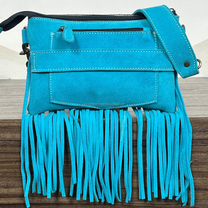 Goods Factory OEM Bulk Order Export Quality Design Lady Hand Tooled Suede Leather Women Small Shoulder Bags Vintage Fringe Purse - Product Image 6