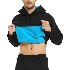 Sweat à capuche Sherpa épais et surdimensionné personnalisé, vierge, de haute qualité, lourd, pour l'hiver, avec impression numérique pour homme - Product Image 2