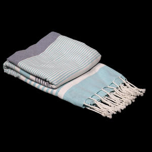 Nouvelle Arrivée 2026 – Serviettes de Plage Fouta Rayées 100% Coton Recyclé avec Personnalisation pour Usage Domestique – Fournisseurs Indiens - Product Image 5